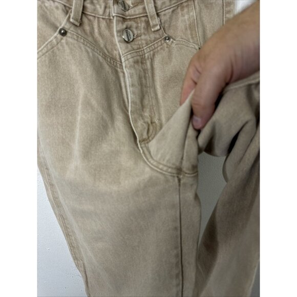 Vintage RoughRider High Rise Jeans Woman 7/8 Denim 28X36 Bareback Rough Rider - Picture 6 of 8